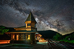 Milky Way at Crawford Station NH Photo